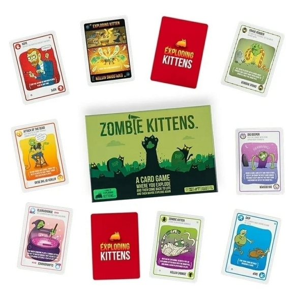 Zombie KITTENS - Game The Evolution Of Exploding Kittens - NEW FACTORY SEALED - Picture 5 of 6